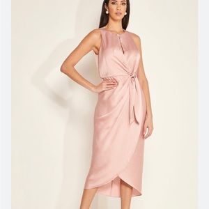 Ted Baker Keyhole Silk Pink Dress. Size 2 in TED BAKER